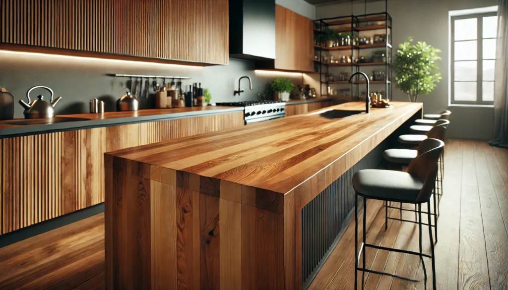 35. Butcher Block Countertops