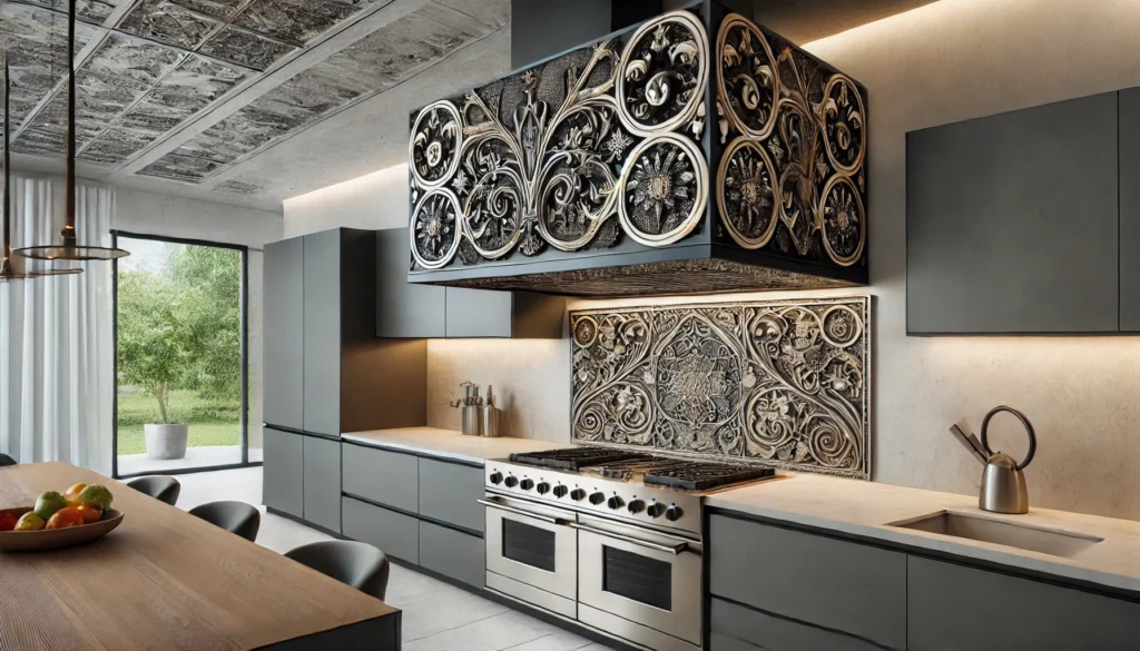 59. Artistic Range Hood