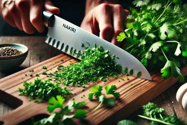 Mincing Herbs with Control and Finesse