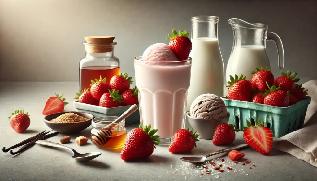 Essential Ingredients for Your Strawberry Milkshake