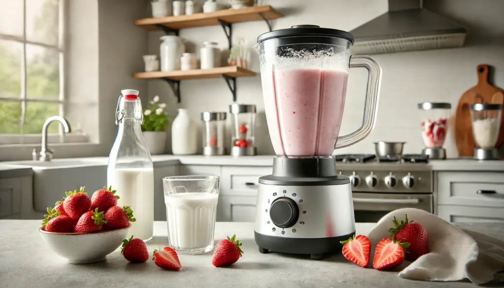 The Basic Recipe: How to Make Strawberry Milkshake in Blender